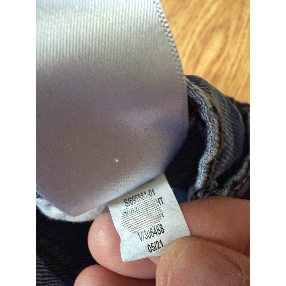 Lot of 2 Old Navy Boys Size 12 Straight Jeans BuiltInTough Adjustable Waist Blue
